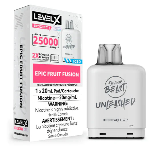 Level X Flavour Beast UNLEASHED BOOST Pods