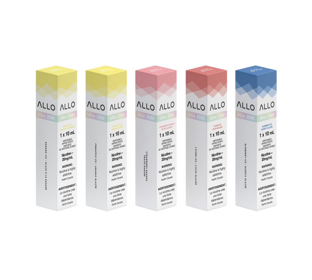 Allo Ultra 2500 Disposable Vapes – The Canadian Vaper